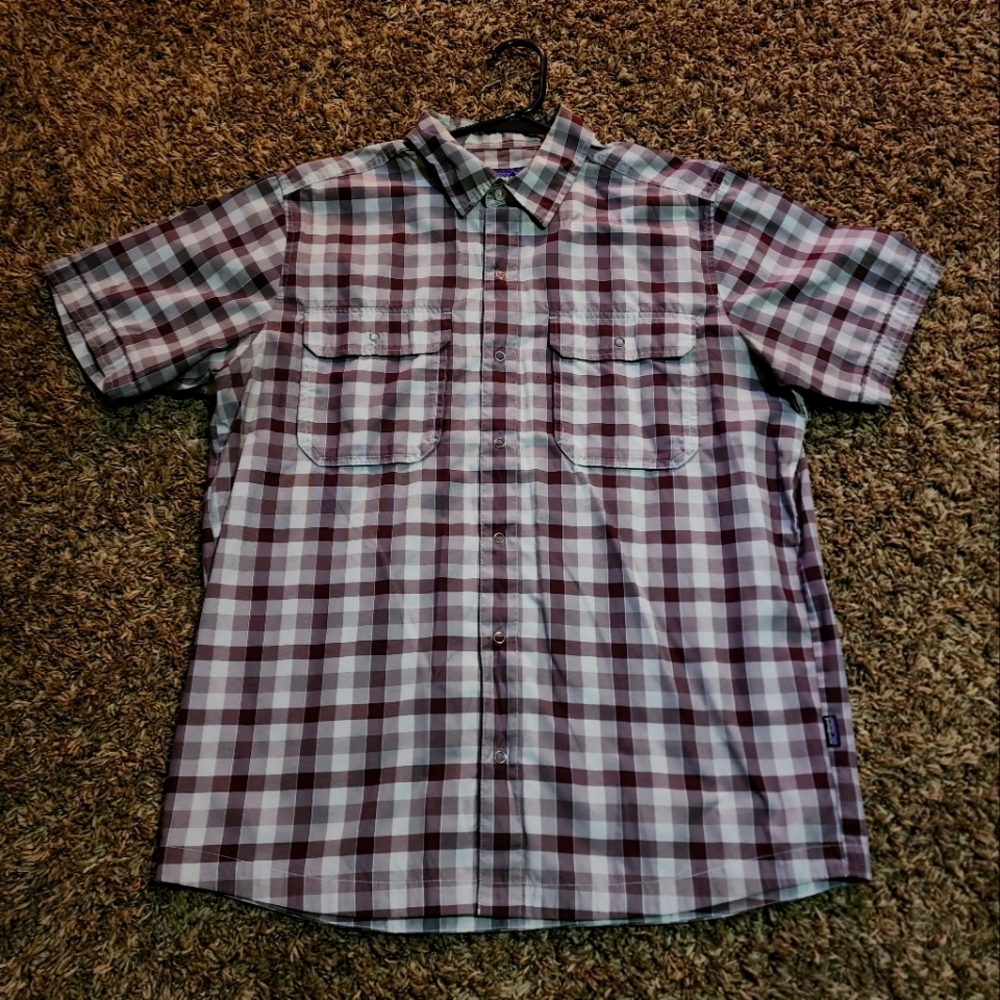 Patagonia SS Western Button up Mens Medium